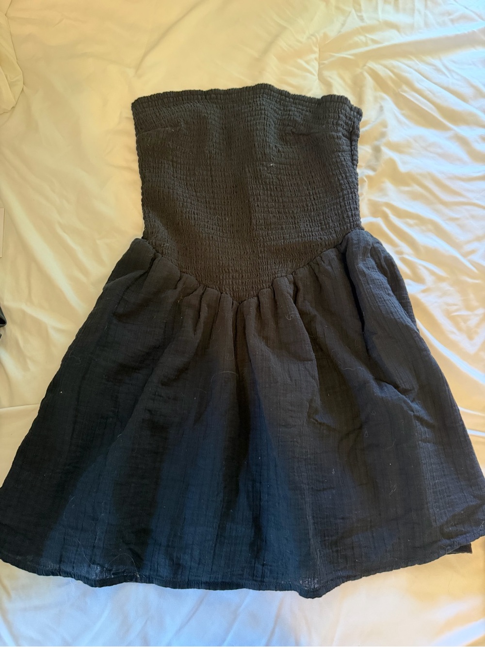 Black mini dress